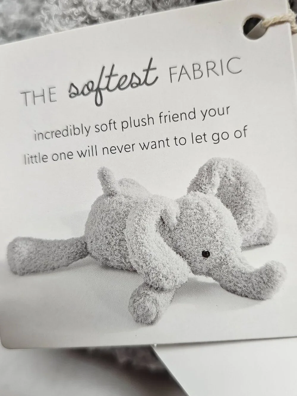 New Plush Dreamy Sunday Stuffed Animal Elephant Lovey & Security Blanket Gift